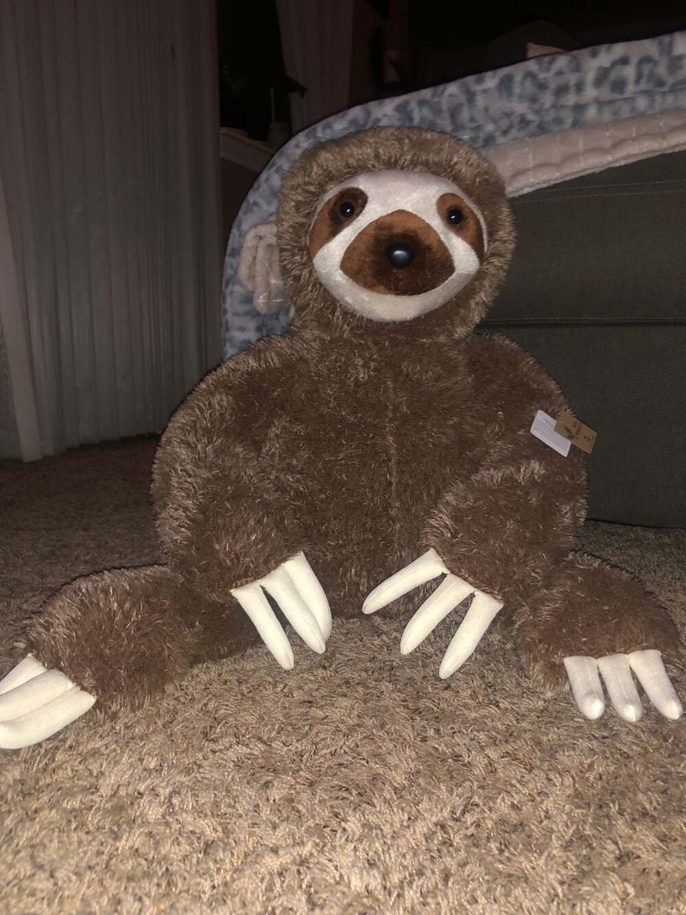 Aurora Super Flopsie Sloth Plush Stuffed Animal Toy Brown